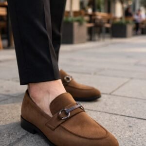 Premium Brown Suede Leather Formals