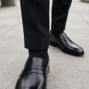 Pure Cow Leather Classic Black Formals